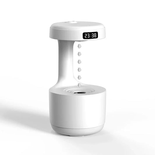 Humidificador Antigravedad Con Reloj LED